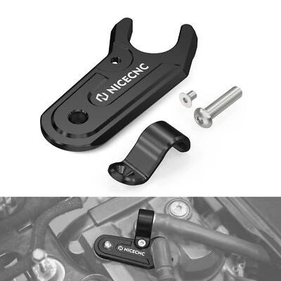 For Yamaha YFZ450R Aluminum Spark Plug Boot Hold Down Bracket 2009-2025 Black - Image 1 of 4