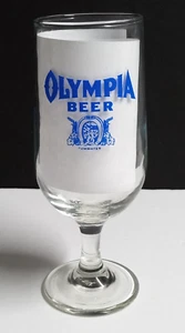 Olympia Brewing Co Beer Tulip Stemmed Beer Glass Tumwater Washington WA - Picture 1 of 3