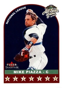 Fleer Tradition 2002 actualización como #u338 Mike Piazza ¡envío gratuito! - Imagen 1 de 2