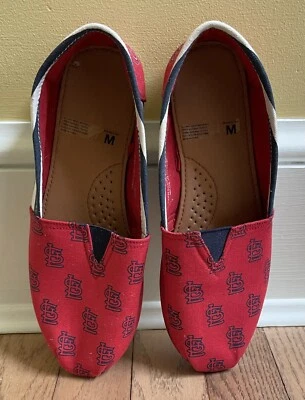 St. Louis Cardinals Womens Casual Canvas Shoes Slippers Size M (6 - 7) - Image 1 of 4