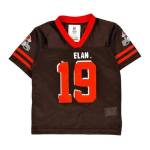 Age 4 Cleveland Browns Nfl Jersey - 3XS Brown Polyester - Picture 1 of 9