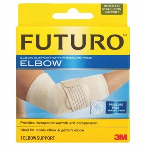 3M Futuro Elbow Support with Pressure Pads Bandage Recovery - Picture 1 of 2