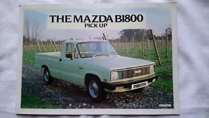 Mazda B1800 B 1800 Pick-up Pickup Truck UK Markt Verkaufsprospekt 1982 - Bild 1 von 1