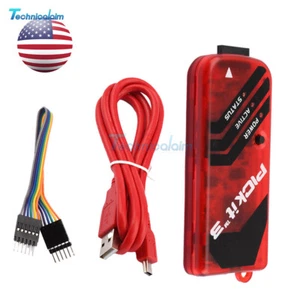 PICkit3 Microchip Original MPLAB PICkit 3 PIC In-Circuit Debugger Programmer US - Picture 1 of 14