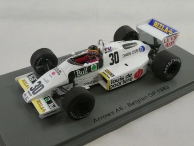 Spark Arrows A6 #30 Thierry Boutsen Belgium GP 1983 1/43 S5786 - Immagine 1 di 3