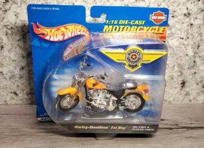 2000 Mattel Hot Wheels 1:18 Die Cast Model Harley-Davidson Fat Boy - Image 1 of 2