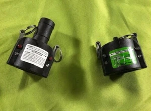 2 Used Gator Lock Lever couplings 1 - GL100C and 1 - GL125 Cap GL100 Cap - Picture 1 of 12