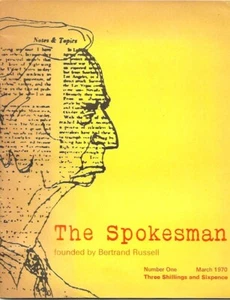 Der Sprecher - 1. Ausgabe, März 1970. Bertrand Russell Peace Foundation. - Bild 1 von 6