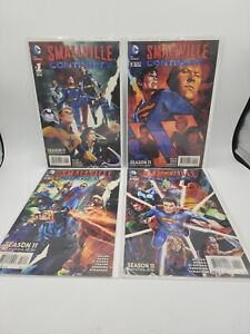 Smallville Season 11 Continuity #1 - #4 by Bryan Q. Miller (2014, DC) FAST SHIP!