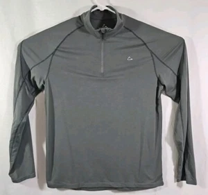 Paradox Merino Blend Shirt Medium Dri Release Freshguard Grey Gray 1/4 Zip, Mens - Picture 1 of 5