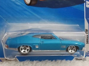Hot Wheels All Stars '73 Ford Falcon XB blau Rennwagen Sammlerstücke Spielzeug Mattel  - Bild 1 von 8