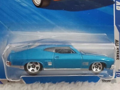 Hot Wheels All Stars '73 Ford Falcon XB синие гоночные автомобили коллекционные игрушки Mattel  - Изображение 1 из 4