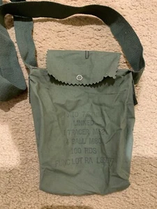 USGI VIETNAM BANDOLIER "EHP CO" "TWEEDIE" 1960 7.62x51mm W/ TOP FLAP SNAP EARLY - Picture 1 of 3