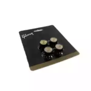Genuine Gibson Top Hat Black / Gold Guitar Knobs Les Paul ES SG Part - Picture 1 of 1