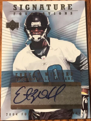 2004 Upper Deck Foundations Signature Foundations Ernest Wilford SF-EW - Image 1 of 2