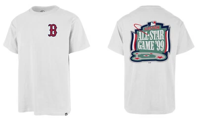 ’47 MLB Boston Red Sox T-Shirt Backer COOP All Star Game 1999 weiß Baseball