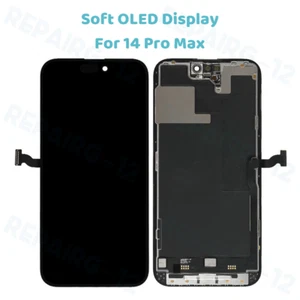 Repuesto de digitalizador de pantalla táctil LCD suave con pantalla OLED para iPhone 14 Pro Max - Imagen 1 de 8