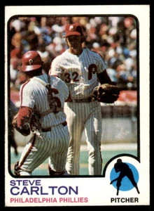 Filis de Filadelfia Topps Steve Carlton #300 1973 - Imagen 1 de 2