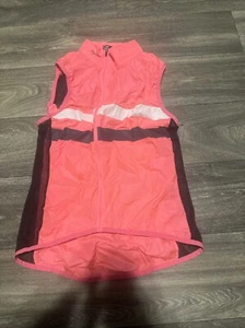 Rapha Cycling Gilet Women’s Small Pink/black #E - Picture 1 of 4