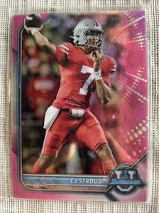 2022 Bowman U CJ Stroud Rookie Pink Refractor #90 Rookie Card Buckeyes/Texans📈 - Bild 1 von 6