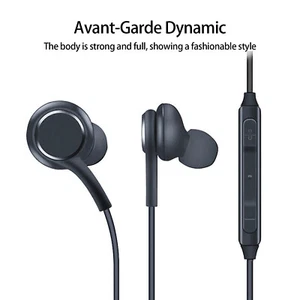 Wired Earphones with Mic - 3.5mm Stereo Bass Earbuds for iOS/Android/PC Gaming - Picture 1 of 10