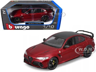 COCHE MODELO DIECAST ALFA ROMEO GIULIA GTA ROJO 1/18 DE BBURAGO 11048 Foto 1 de 4