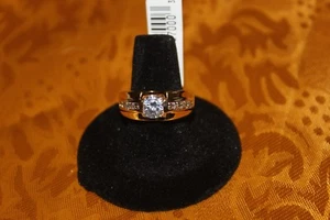 R.S. Covenant Ring Style #113 New With Tags, Size 10 cubic zirconia - Picture 1 of 3