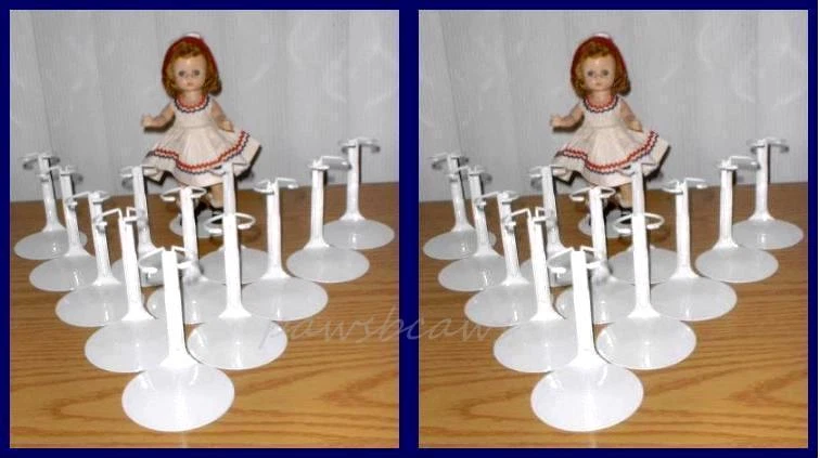 2 dozen 24 Kaiser #2001 Doll Stands for 8" Madame Alexander GINNY Riley