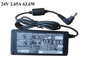 24V 2.65A 63.6W Fujitsu Charger for Scanner fi7125 7130 7140 AC Power Adapter - Picture 1 of 3