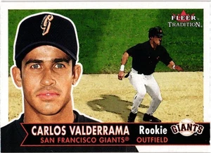 2001 Fleer Tradition Rookie - Carlos Valderrama (#473) San Francisco Giants - Bild 1 von 2