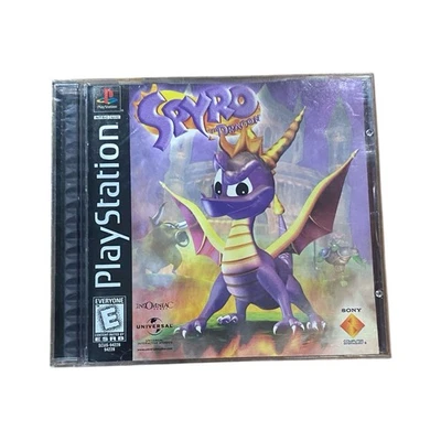 Spyro the Dragon (PlayStation 1, PS1) Etiqueta Negra - En Caja ~ Probado☑️ 🔥🔥 Foto 1 de 4