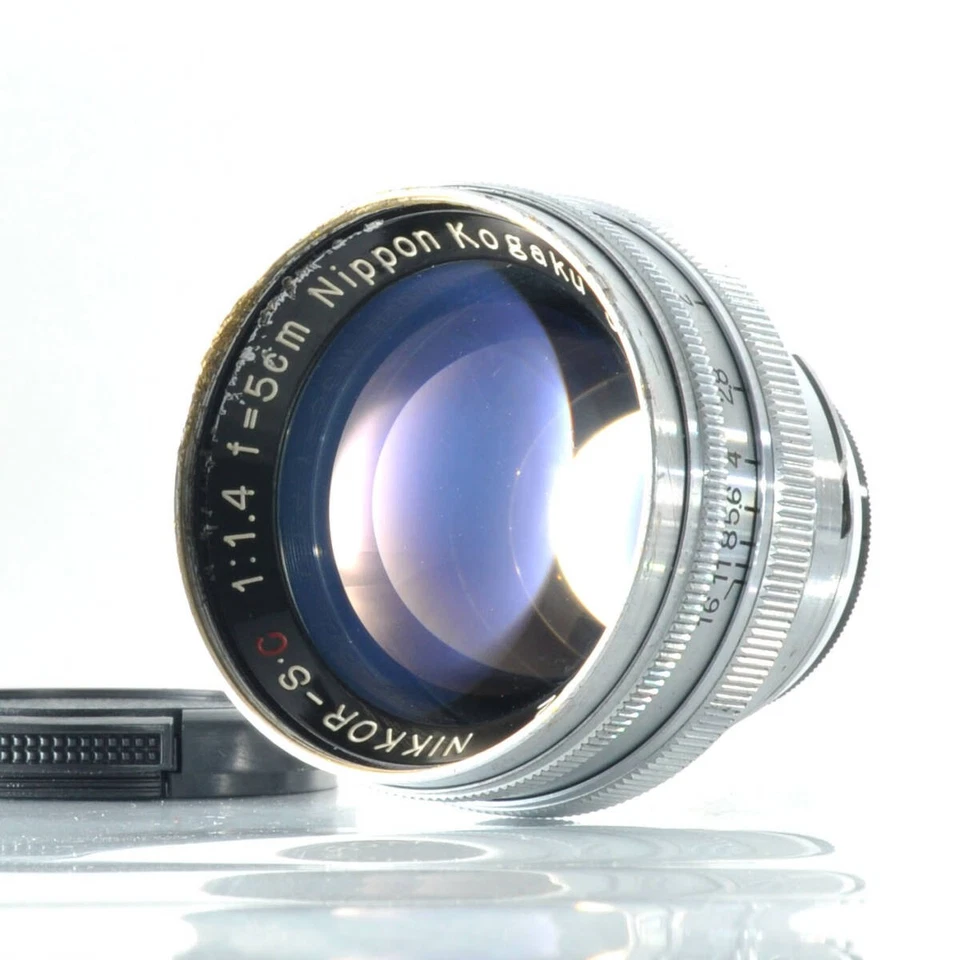 Nikon Nippon Kogaku NIKKOR-S C 5cm F1.4 S Mount Lens Used - Image 1 of 4