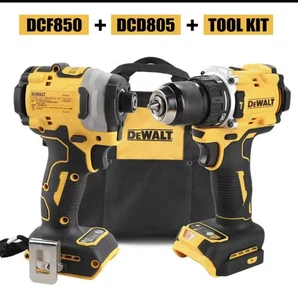 DeWALT DCK2051D2 20V MAX XR Drill & Impact Combo Kit -DCD805+DCF850 (TOOL ONLY) - Picture 1 of 2