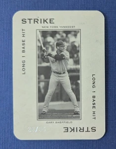 Gary Sheffield 2005 Donruss Throwback Threads Polo Grounds  STRIKE 23/35 Yankees - Picture 1 of 4