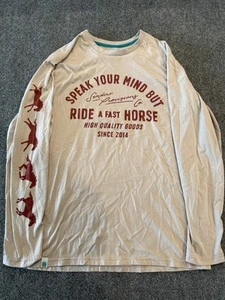 Sendero Provisions Co Quitado T-Shirt Herren L Pferd Cowboy Grafik Western 123 - Bild 1 von 4