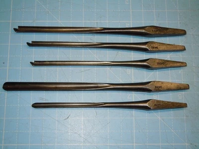 5x Vintage Spoon / Spoon Gimlet Auger Bits by Kaye & Sons Hull - Image 1 of 4