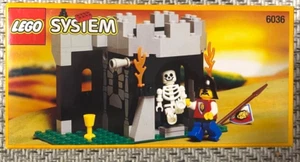 LEGO System Castle Royal Knight Skeleton Surprise 6036 In 1995 New Retired - Picture 1 of 6