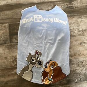 Disney Tails Lady and the Tramp Spirit Jersey Walt Disney World size XL FOR DOGS