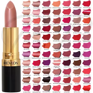 REVLON SUPER LUSTROUS LIPSTICK PINK / BROWN / RED / BURGUNDY / CORAL / NUDE - Picture 1 of 83