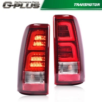 LED Tail Lights Fit For Chevy Silverado 99-06 GMC Sierra 1500 2500 3500 HD 99-02 - Image 1 of 4