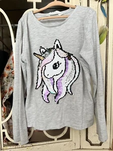 einhorn langarmshirt 6-8 Mädchen - Bild 1 von 4