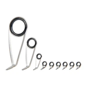 Fuji KL-H High Frame Silver Alconite Spinning Guide Kits - Bild 1 von 1