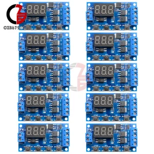 10PCS Trigger Cycle Timer Delay Switch Circuit Board MOS Control Module DC12-24V - Picture 1 of 12