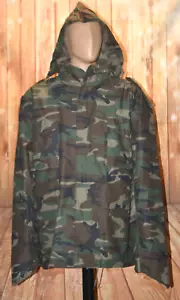 Brandit Men Camo Full Zip Snap Button Liner Winter Jacket w/ Hood Sz 4XL - Picture 1 of 13