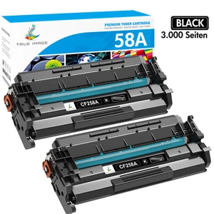 2PK CF258A 58A Toner No Chip Compatible With HP LaserJet Pro M404 M404n M404dn - Picture 1 of 11