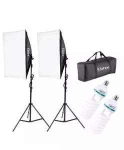 Yicoe-60 cm 5600K LED Video Contin Light Grid Softbox 2m Stand Kit USA FAST SHIP - Picture 1 of 6
