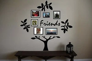 Friends Family Tree Vinyl Wall Sticker Decal (B) - Picture 1 of 4