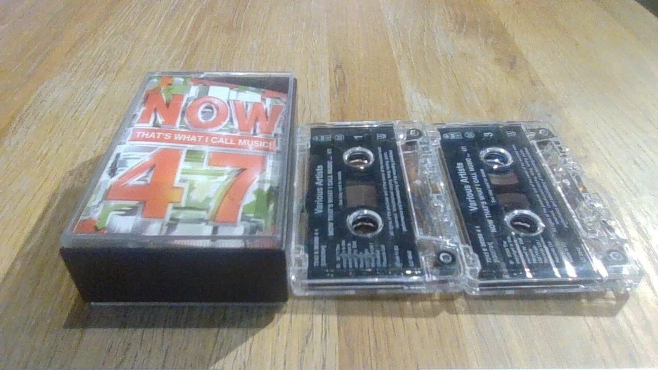 NOW THAT'S WHAT I CALL MUSIC 47 1st UK CASSETTE 2-TAPE SET 2000 KYLIE MINOGUE NM - Image 1 of 1
