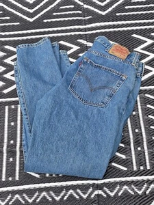 VINTAGE LEVIS MEN'S MENS  501 XX JEANS SIZE 38X32 POLAND RED TAB - Picture 1 of 10