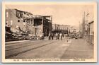 1924 Lorain, Ohio Tornado - Erie St. Viaduct Toward Broadway - Postcard